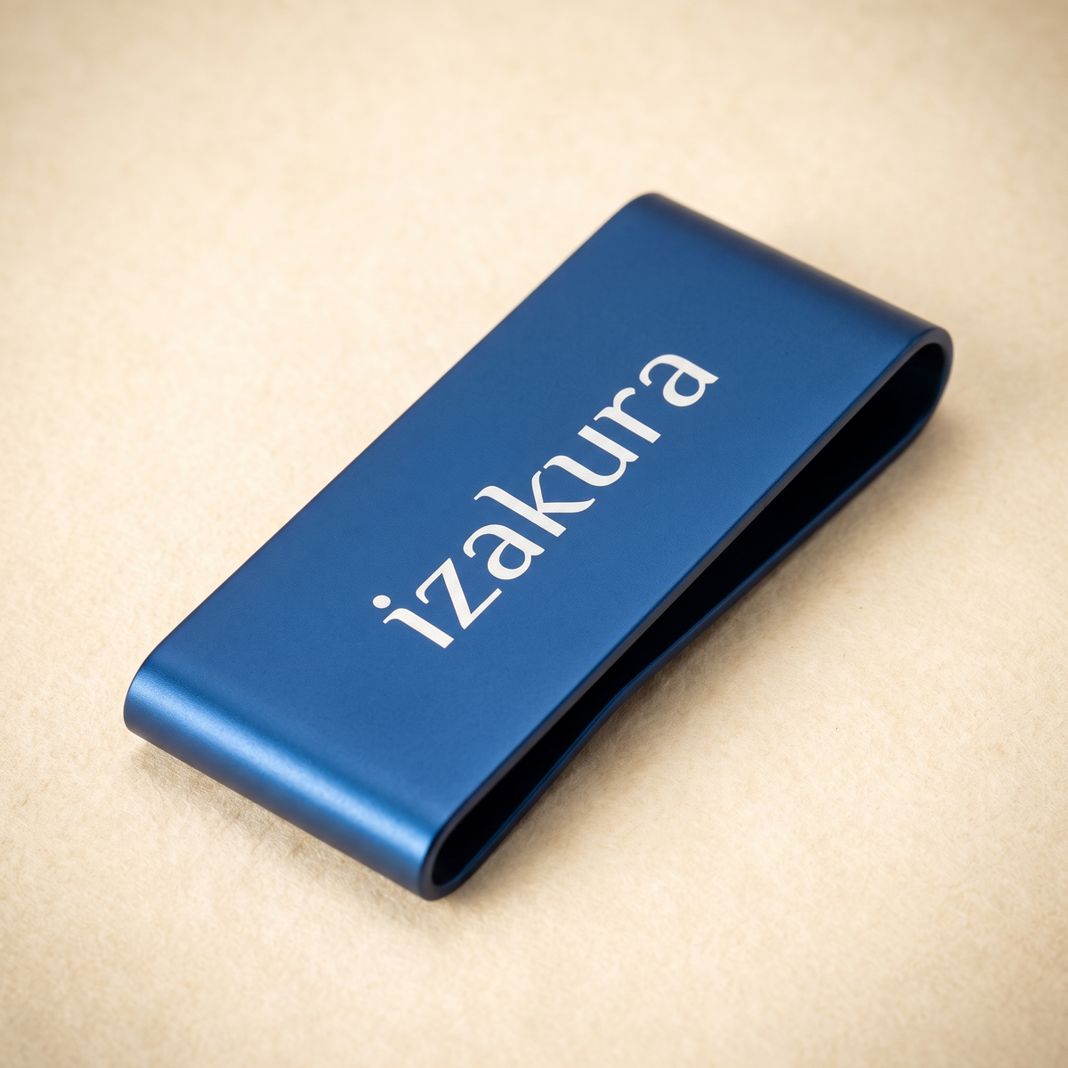 IZAKURA Money Clip blue
