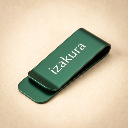 IZAKURA Money Clip green