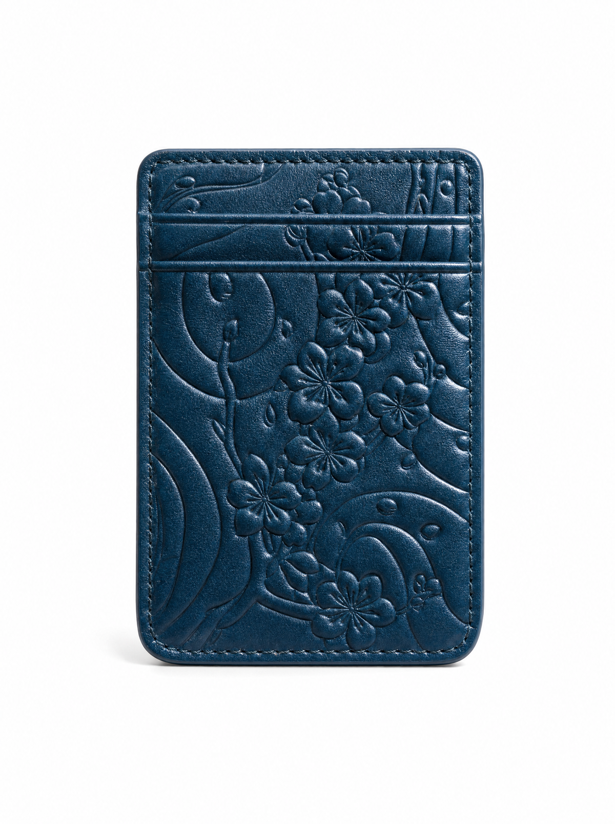 IZAKURA MagSafe Card Holder Ocean Blue