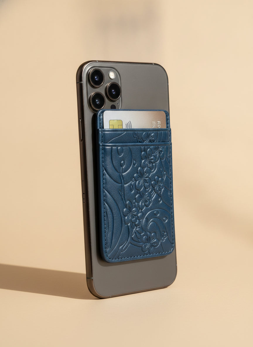 IZAKURA MagSafe Card Holder ocean