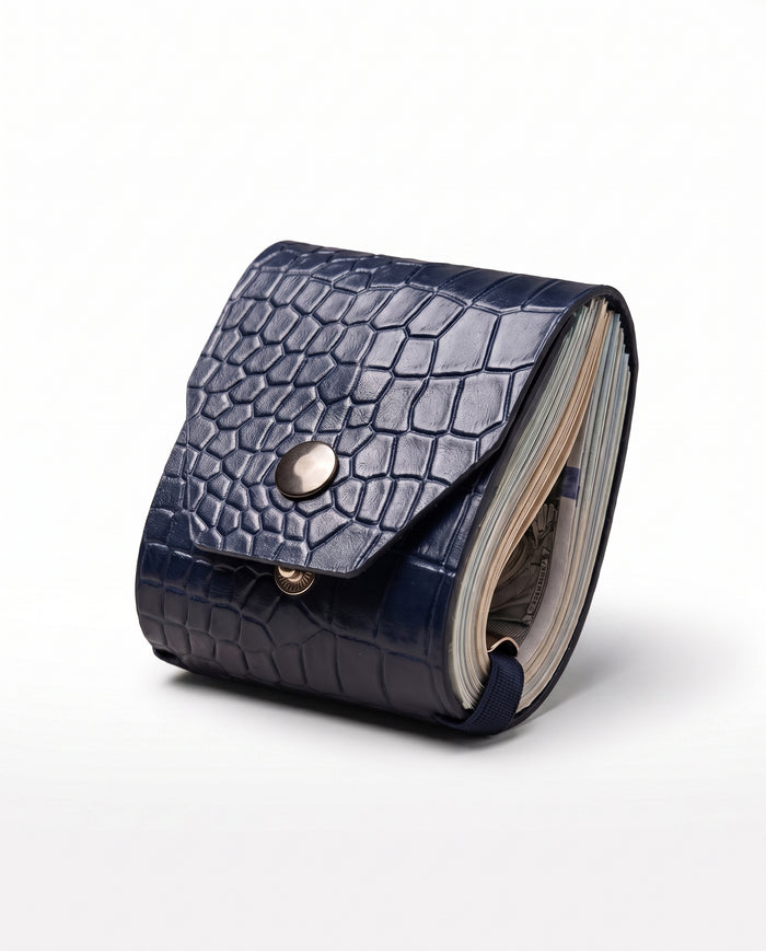 IZAKURA Tatsu Money-Clip Wallet Ocean Blue