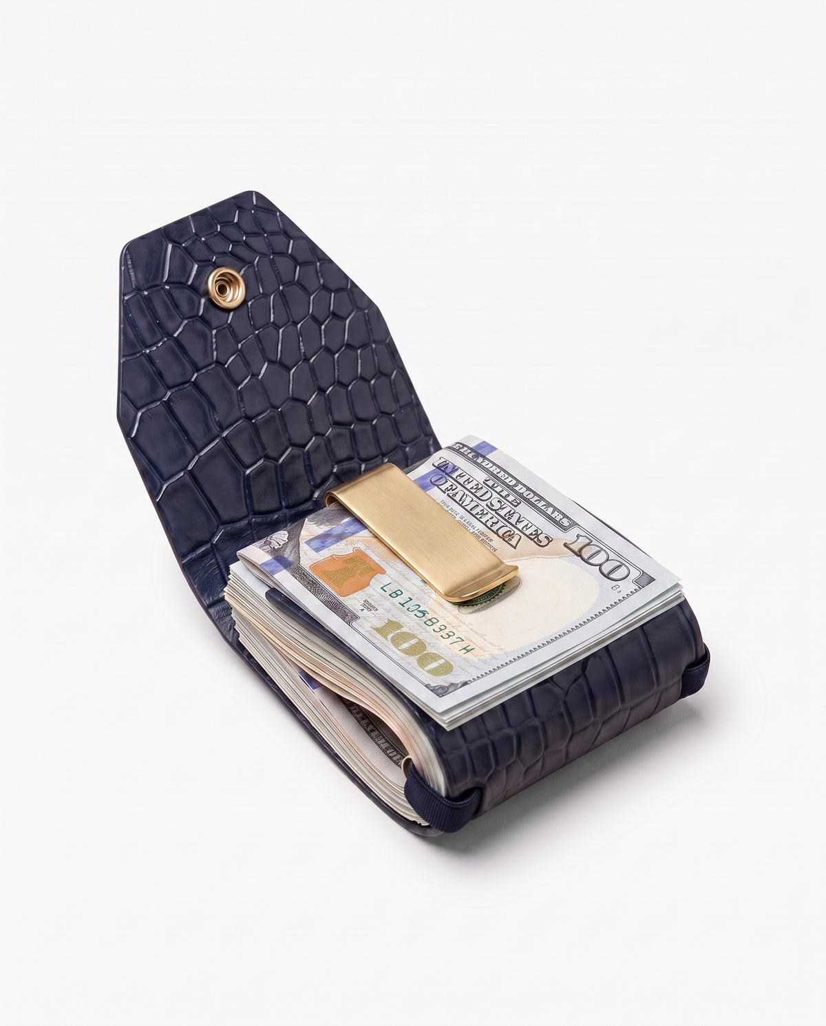 IZAKURA Tatsu Money-Clip Wallet Ocean Blue